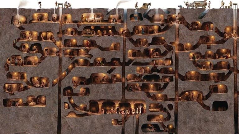 Tarihin Gizemleri: Türkiye'nin 20.000 Kişilik Yeraltı Şehri