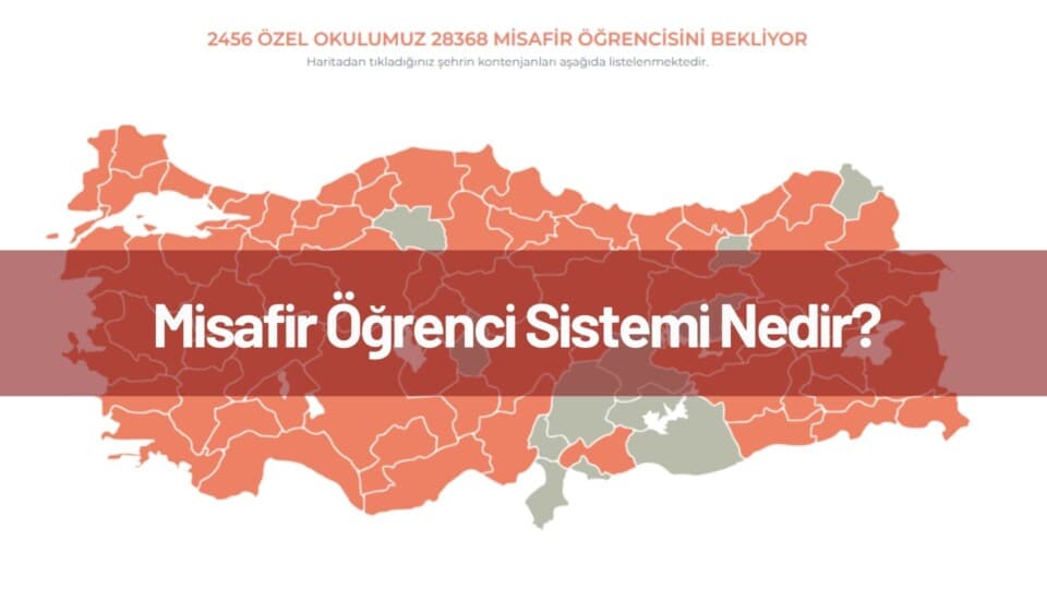 2456 Özel Okulun Dahil Olduğu Burs Programı | Misafir Öğrenci Sistemi Nedir?